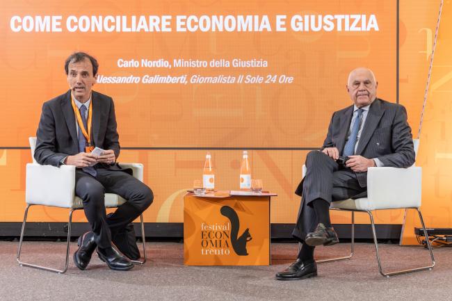 il ministro della Giustizia Carlo Nordio