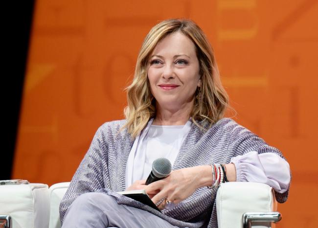 il presidente del Consiglio Giorgia Meloni